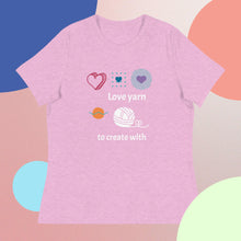 Load image into Gallery viewer, Create with yarn, relaxed T-Shirt