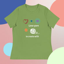 Load image into Gallery viewer, Create with yarn, relaxed T-Shirt