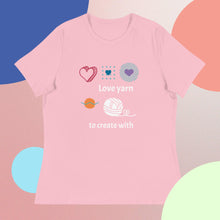 Load image into Gallery viewer, Create with yarn, relaxed T-Shirt