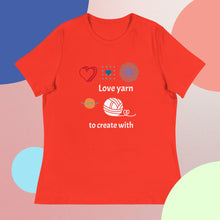 Load image into Gallery viewer, Create with yarn, relaxed T-Shirt