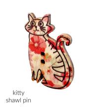 Load image into Gallery viewer, NEW! Kitty shawl pins - yarnz2GO.com
