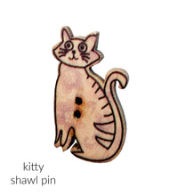 Load image into Gallery viewer, NEW! Kitty shawl pins - yarnz2GO.com
