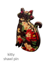Load image into Gallery viewer, NEW! Kitty shawl pins - yarnz2GO.com
