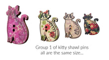 Load image into Gallery viewer, NEW! Kitty shawl pins - yarnz2GO.com
