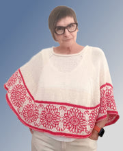 Load image into Gallery viewer, Chrysanthemum poncho - yarnz2GO.com
