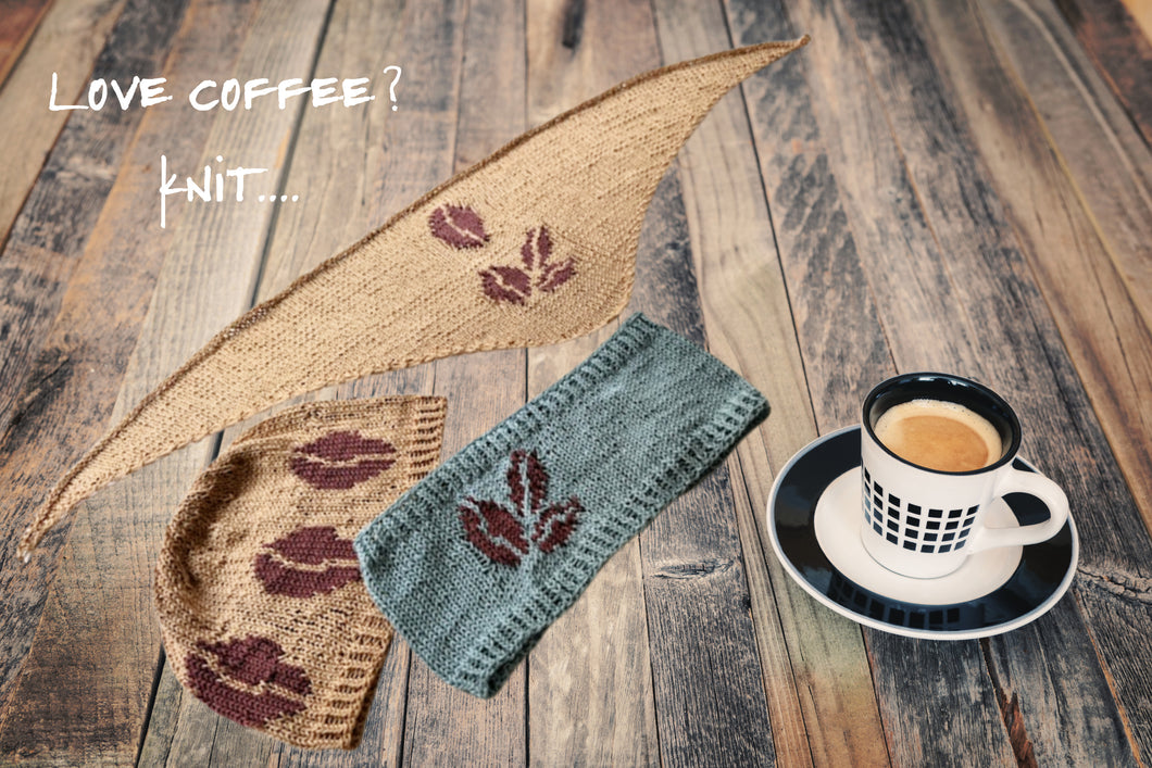 Coffee bean kerchief, sample