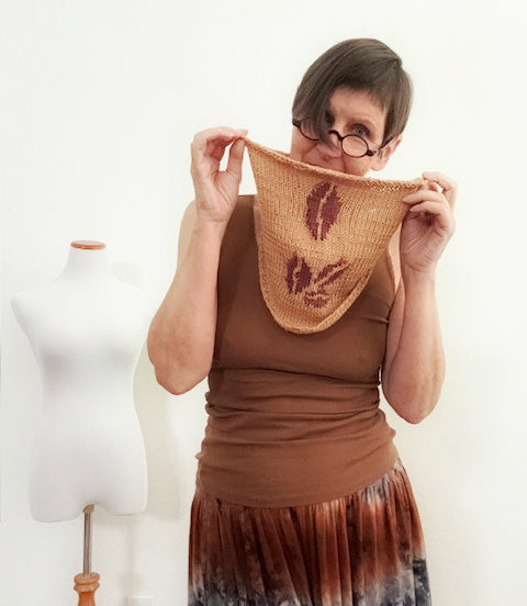 Coffee bean kerchief pattern
