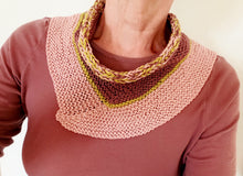 Load image into Gallery viewer, NEW!  Color blocked necklet - yarnz2GO.com
