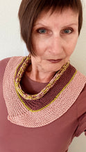 Load image into Gallery viewer, NEW!  Color blocked necklet - yarnz2GO.com
