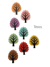 Load image into Gallery viewer, Tree shaped shawl pins
