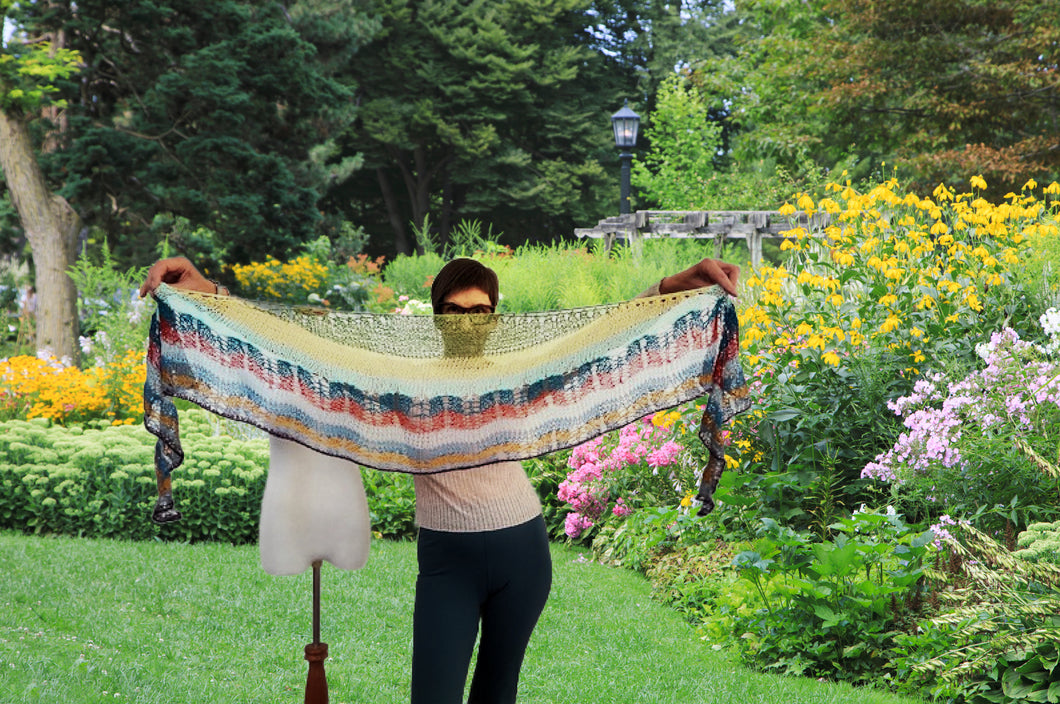 Darcel shawl pattern