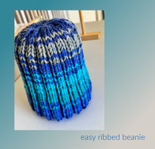 Load image into Gallery viewer, Ribbed beanie sample

