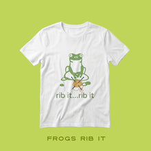 Load image into Gallery viewer, Frogs rib it t-shirt - yarnz2GO.com
