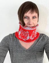 Load image into Gallery viewer, Hoot cowl pattern
