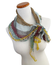 Load image into Gallery viewer, Hourglass shawlette pattern
