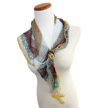 Load image into Gallery viewer, Hourglass shawlette, sample
