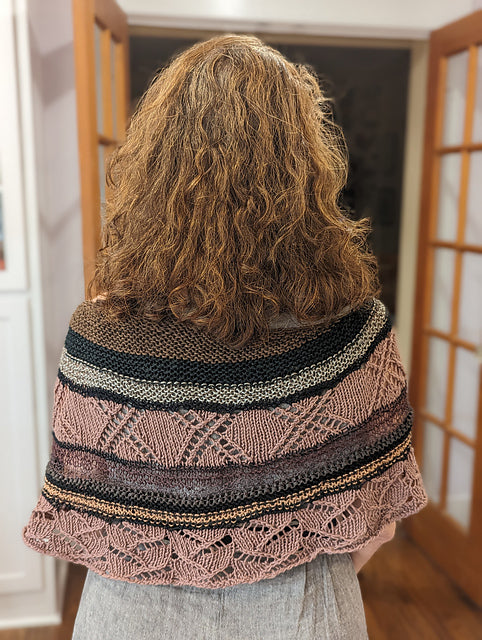 JuJu shawl, knit kit