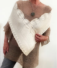 Load image into Gallery viewer, Lanz shawl, knit kit

