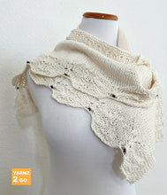 Load image into Gallery viewer, Lanz shawl, knit kit
