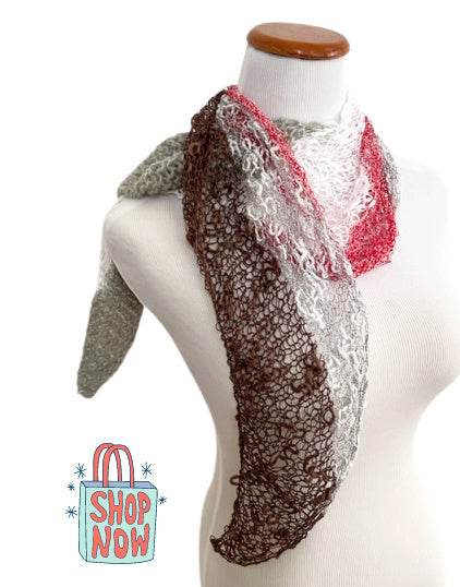 Leaning shawl, sample