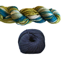 Load image into Gallery viewer, Meehan shawl, knit kit

