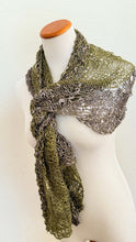 Load image into Gallery viewer, Perfectly pesto shawl - yarnz2GO.com

