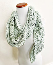 Load image into Gallery viewer, Glitzy Pistachio shawl
