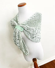 Load image into Gallery viewer, Glitzy Pistachio shawl
