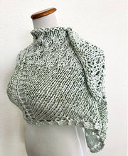 Load image into Gallery viewer, Glitzy Pistachio shawl
