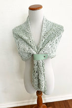 Load image into Gallery viewer, Glitzy Pistachio shawl
