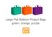 Load image into Gallery viewer, Project bags, Large Flat Bottom
