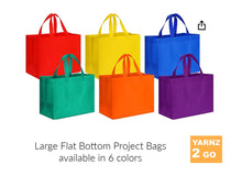 Load image into Gallery viewer, Project bags, Large Flat Bottom
