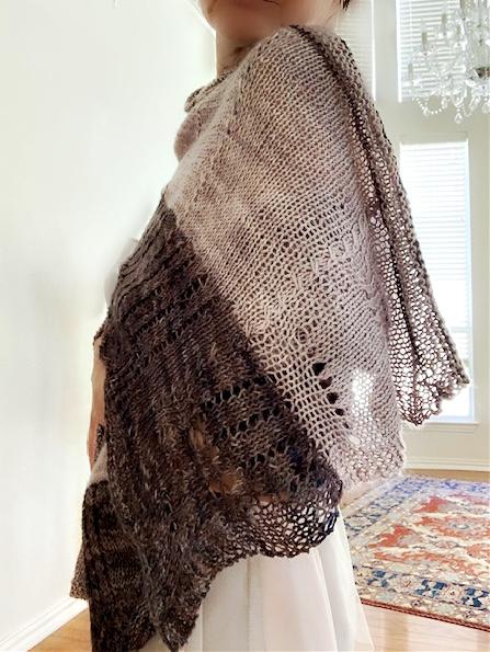 Shantay shawl, knit kit