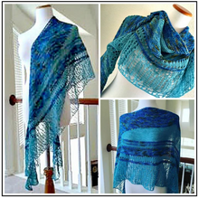 Load image into Gallery viewer, Sophe shawl, knit kit
