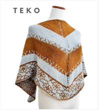 Load image into Gallery viewer, Teko shawl, pattern
