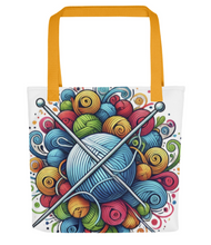 Load image into Gallery viewer, NEW! Tote bag with yarn balls
