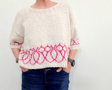 Load image into Gallery viewer, Twirls sweater - yarnz2GO.com
