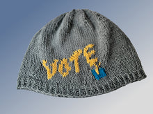 Load image into Gallery viewer, Vote, a beanie knit kit
