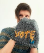 Load image into Gallery viewer, Vote, a beanie knit kit
