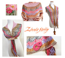 Load image into Gallery viewer, Zinnia pretty shawl
