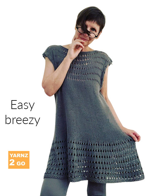 Easy Breezy tunic, knit kit
