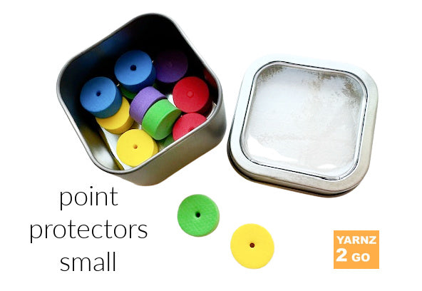 Point protectors in a tin