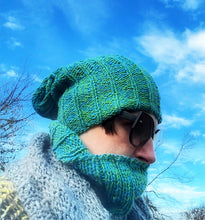 Load image into Gallery viewer, In Sync, double sided hat and cowl set
