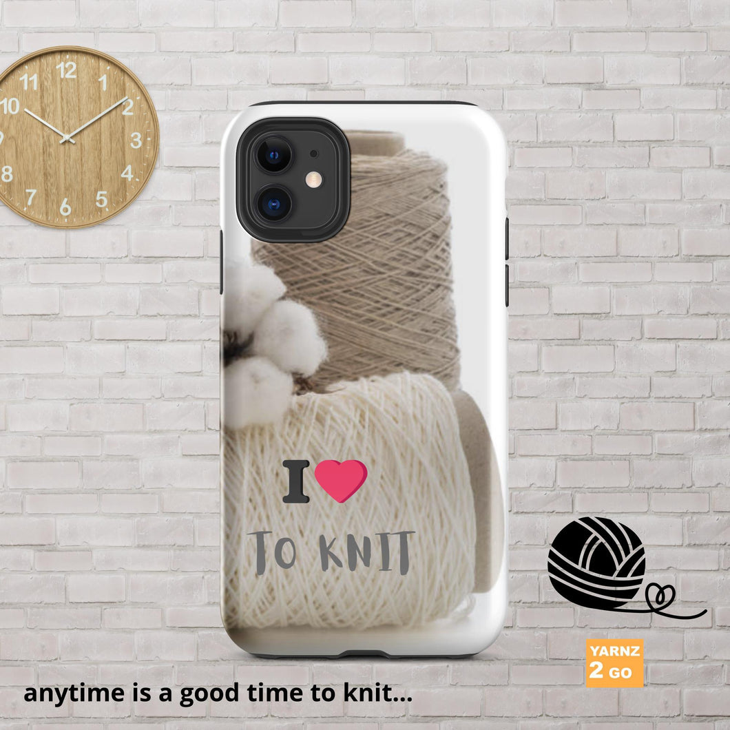 Tough iPhone® case for people who knit