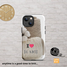 Load image into Gallery viewer, Tough iPhone® case for people who knit
