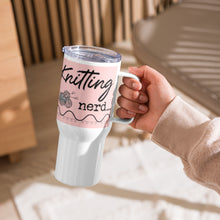 Load image into Gallery viewer, Travel mug for knitters
