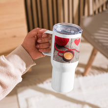 Load image into Gallery viewer, Travel mug for yarn lovers
