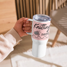 Load image into Gallery viewer, Travel mug for knitters
