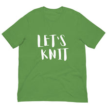 Load image into Gallery viewer, NEW! Unisex Let&#39;s knit t-shirt
