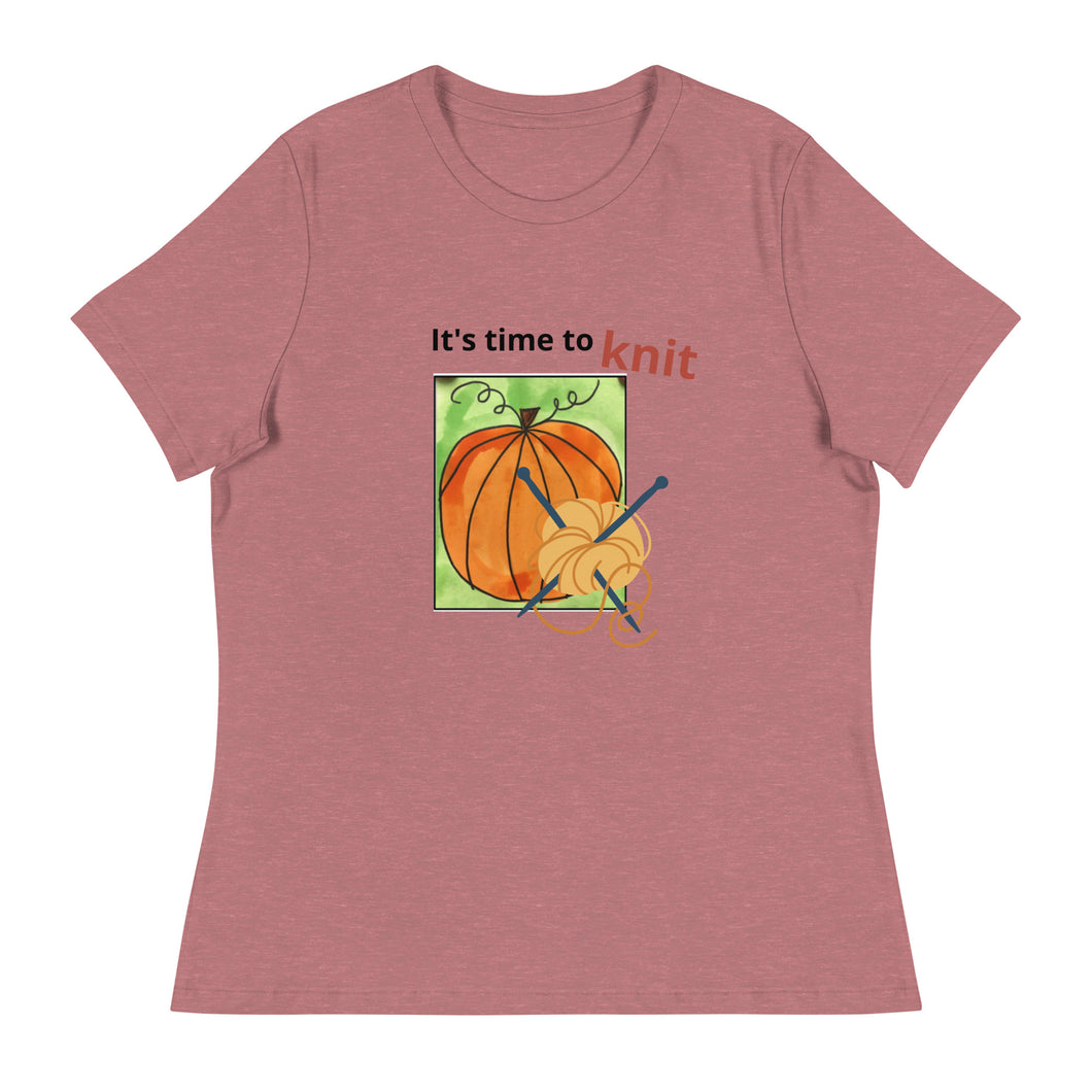 Time to get knitting t-shirt